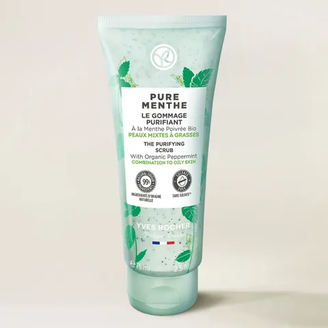 Yves Rocher Pure Menthe Pore Tightening Purifying Peeling 75 ml
