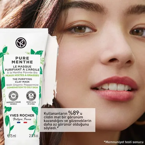 Yves Rocher Pure Menthe Mattifying Clay Mask 75 ml