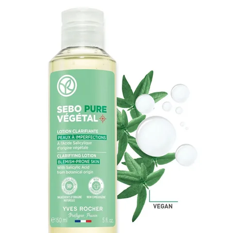Yves Rocher Sebo Pure Vegenal Purifying Mattifying Toner 150 ml