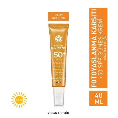 Yves Rocher Solaire Peau Parfaite Spf 50 anti-aging Sun Cream 40 ml