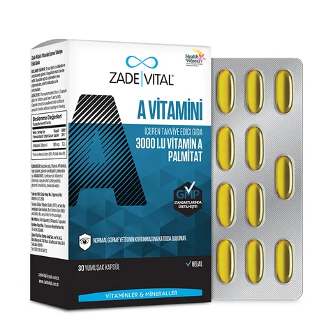 Zade Vital Vitamin A Weichkapseln für Augen