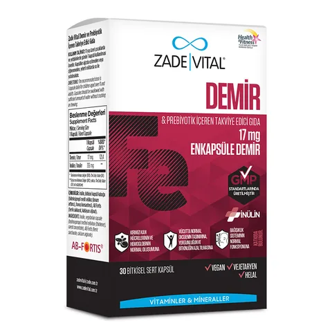 Eisenkapseln von Zade Vital - Stärkung von Immunität &amp; Vitalität, 30 Stück