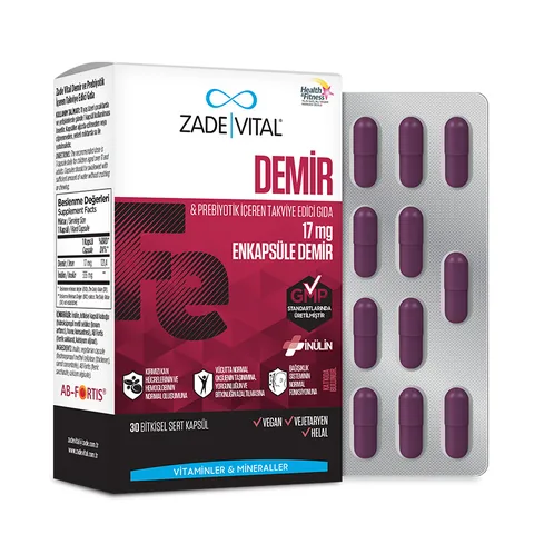 Eisenkapseln von Zade Vital - Stärkung von Immunität &amp; Vitalität, 30 Stück