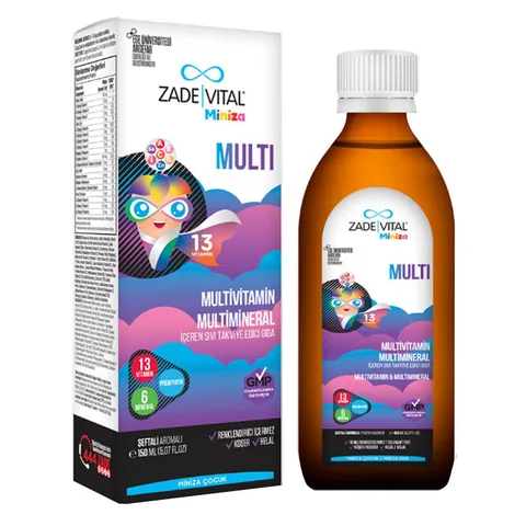 Zade Vital Miniza Multi Liquid Food Supplement 150 ml