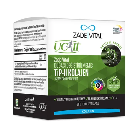 Коллаген типа 2 Zade Vital 30 растительных капсул