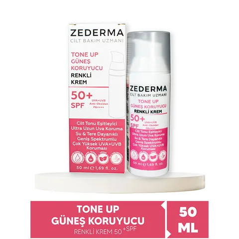 Zederma كريم زيديرما تون أب واقي من الشمس بعامل حماية 50، 50 مل
