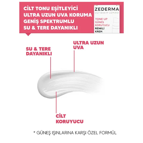 Zederma كريم زيديرما تون أب واقي من الشمس بعامل حماية 50، 50 مل
