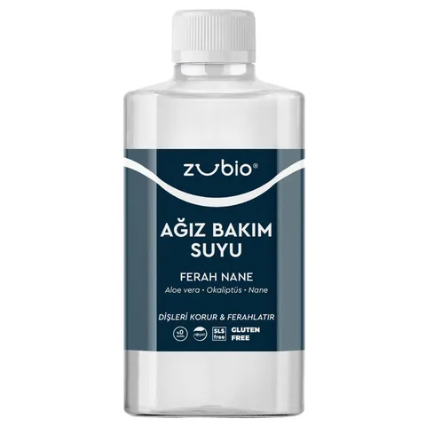 Zubio زوبيو للعناية بالفم، ماء بنكهة النعناع المنعش، 250 مل